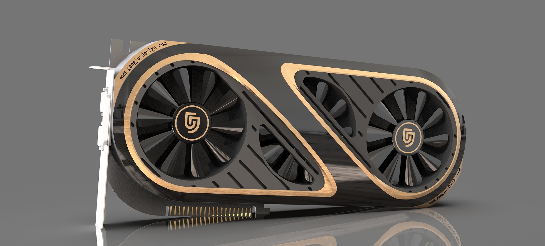 臺式電腦顯卡-外觀設(shè)計-造型設(shè)計-結(jié)構(gòu)設(shè)計